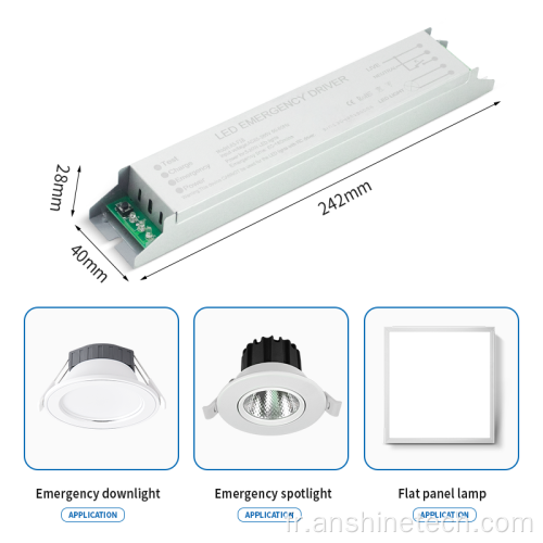 Kit de conversion d'éclairage 5-20 W avec batterie